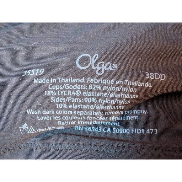 Olga unlined full coverage bra 38DD - Picture 5 of 5